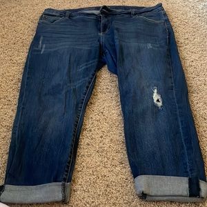 Kut from the kloth size 18w cropped jeans